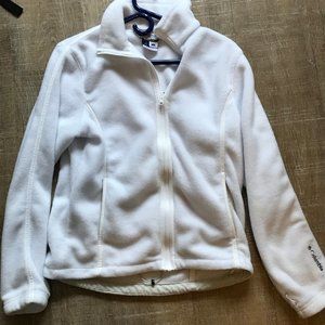 Women's Columbia Large White Fleece